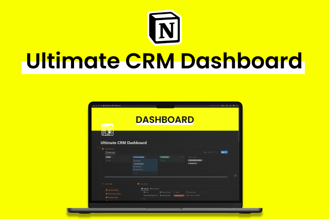Satış boru hattı ile Ultimate CRM Gösterge Tablosu media 2
