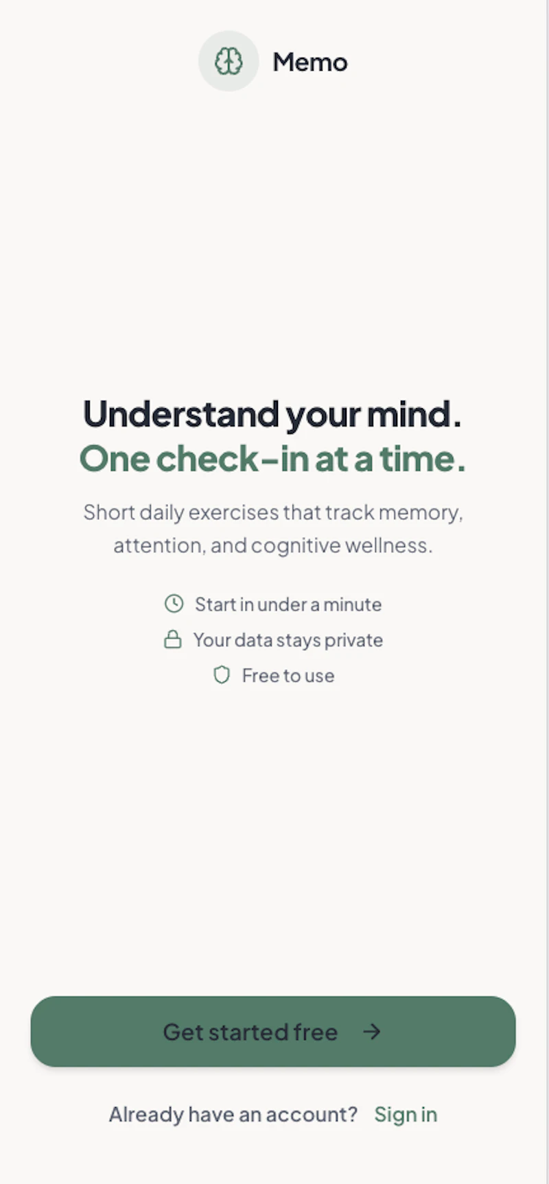 Memo App screenshot 2