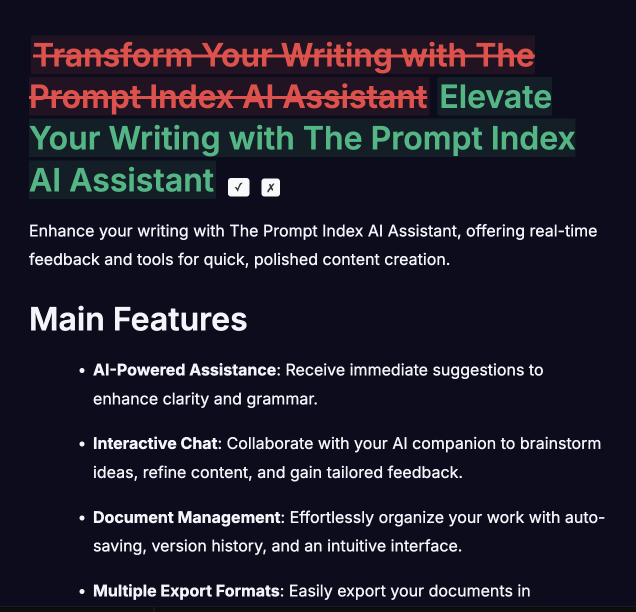 AI Writing Assistant gallery image