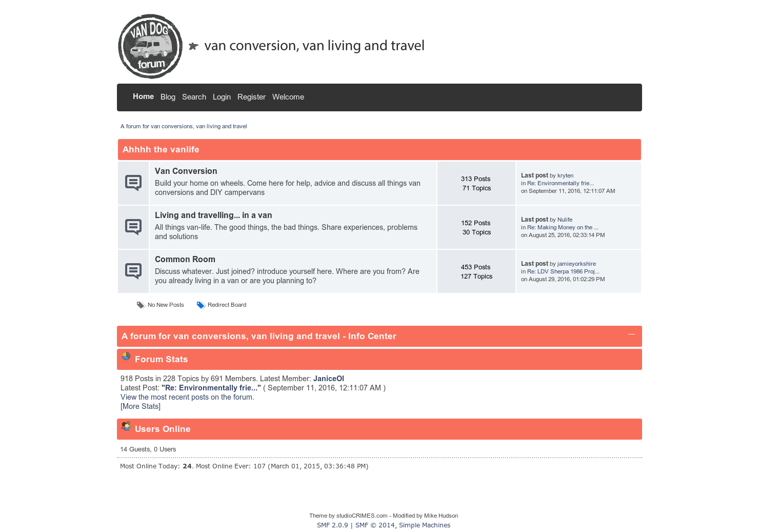 Vandog Traveller forum