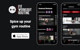 Fit Workout Routine media 3