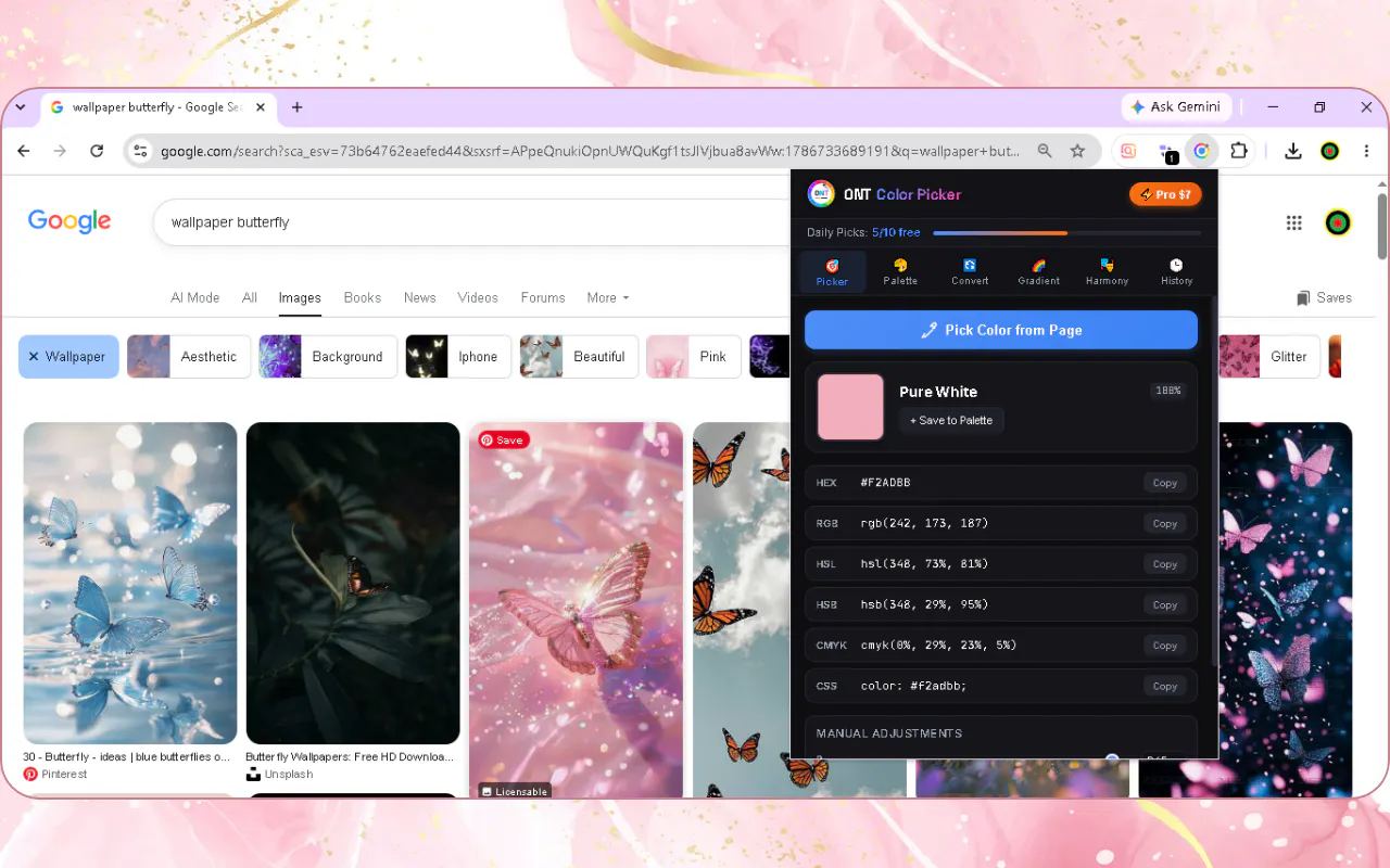 ONT Color Picker screenshot