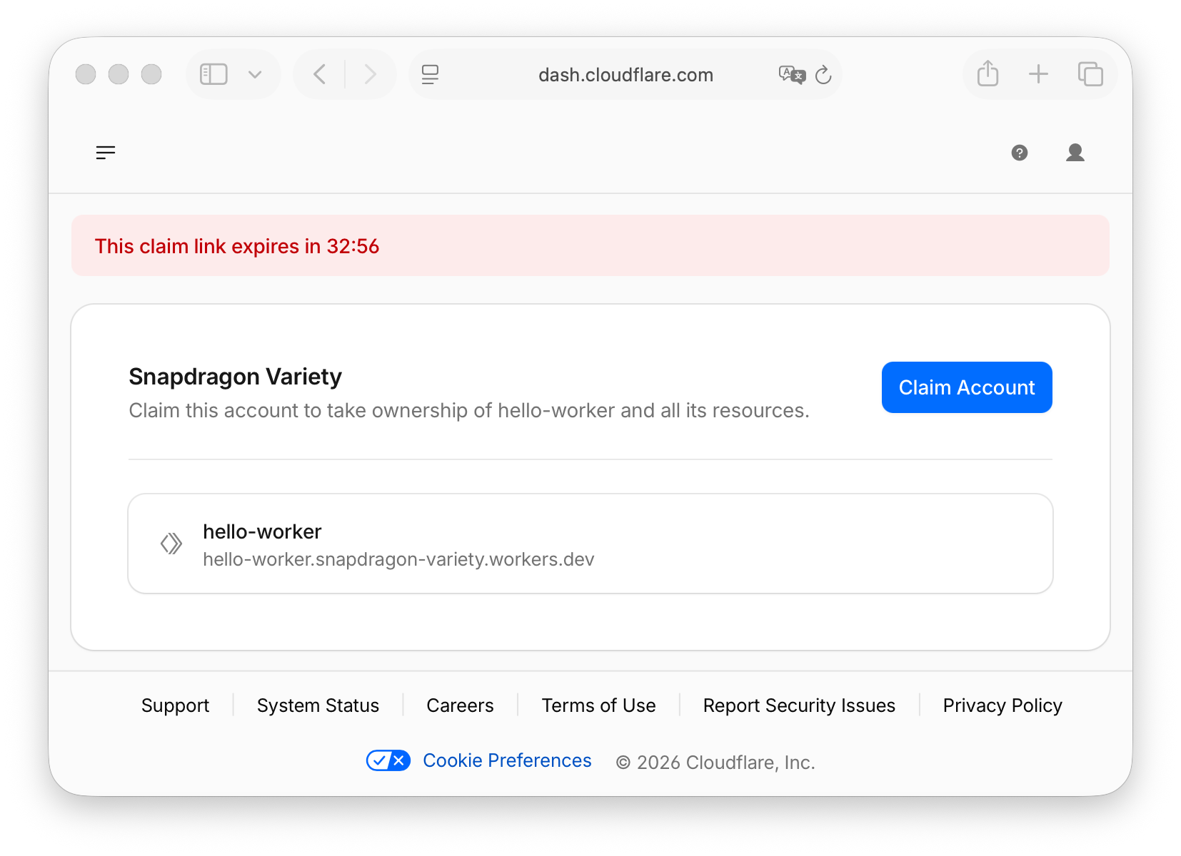 Cloudflare Temporary Accounts gallery image