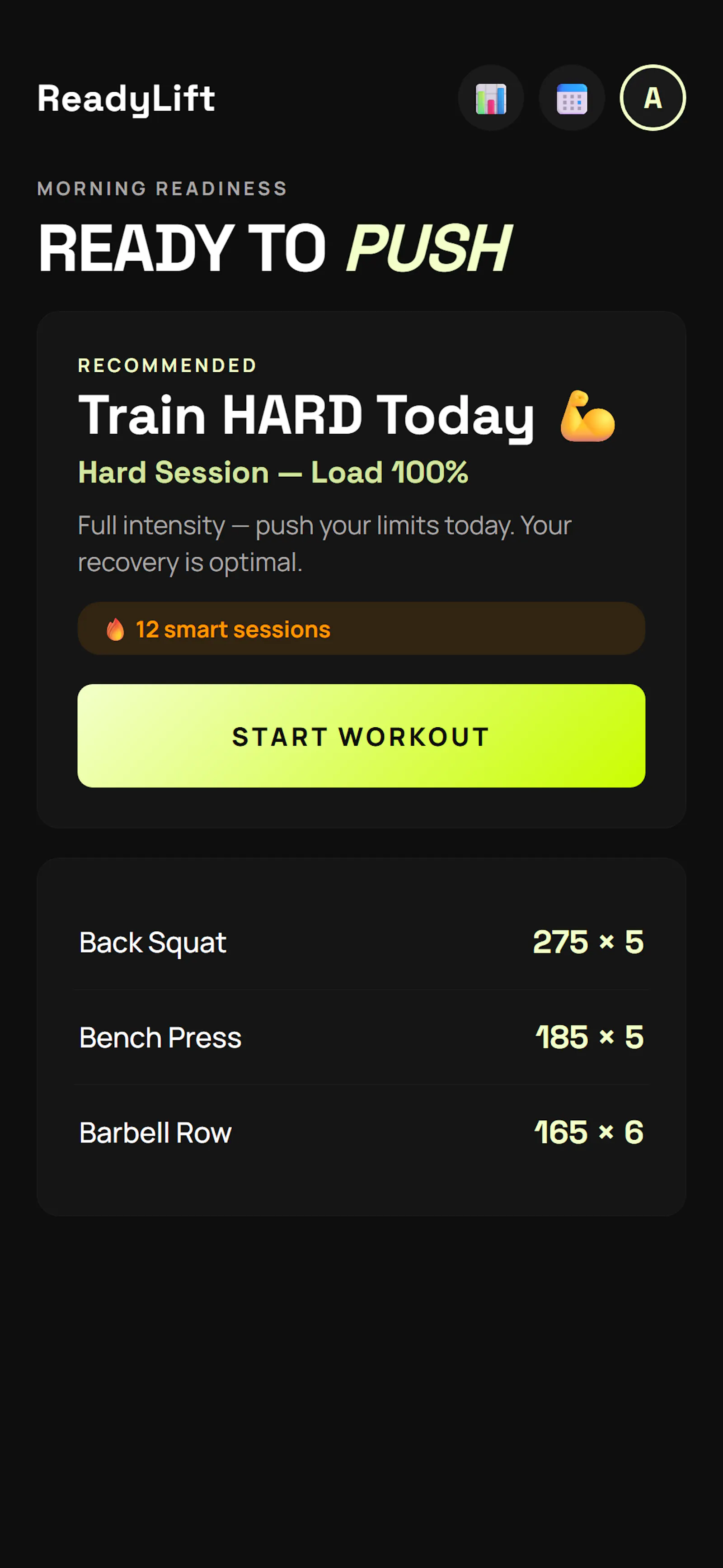 READYLIFT — Recovery-Driven Training screenshot 5