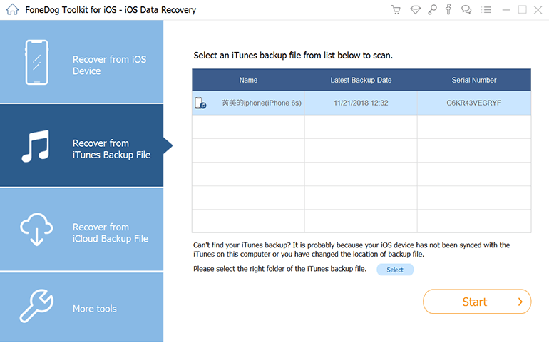 FoneDog iPhone Data Recovery media 3
