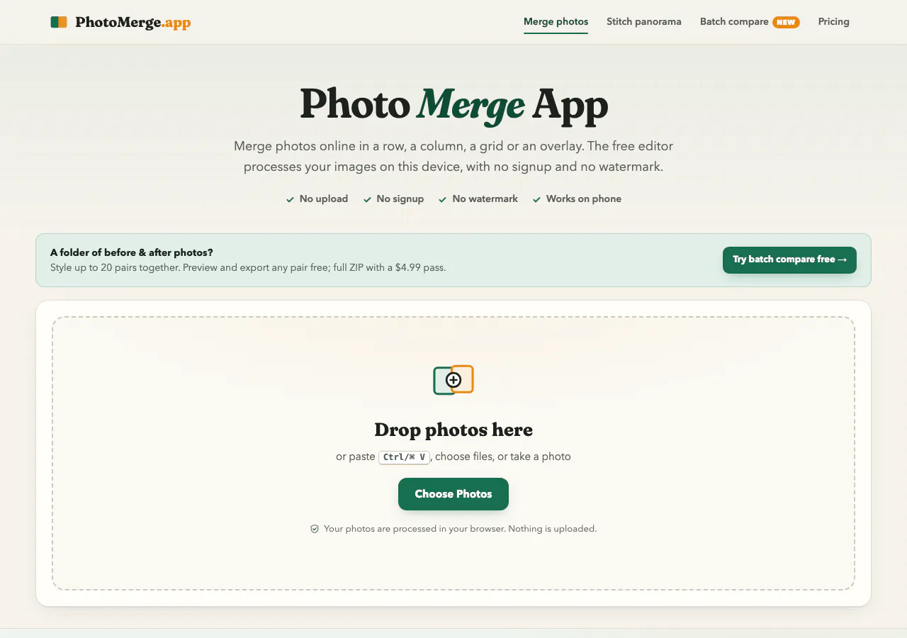 PhotoMerge.app gallery image