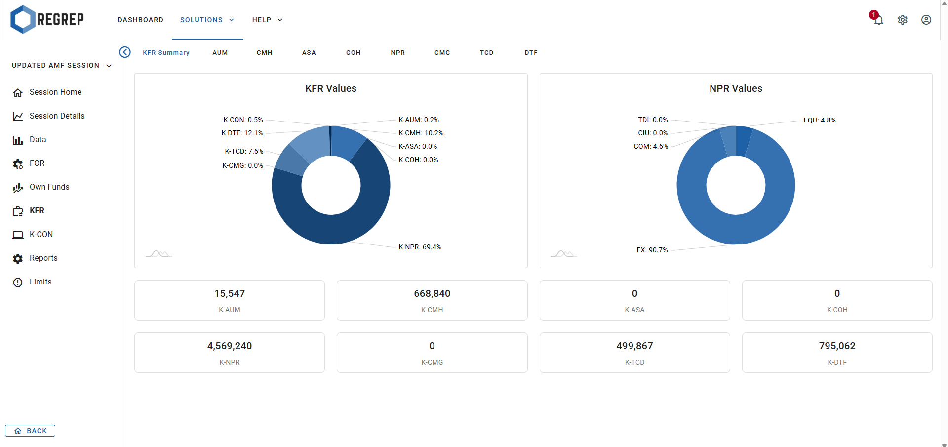 REGREP - Screenshot 4 showing product features and functionality