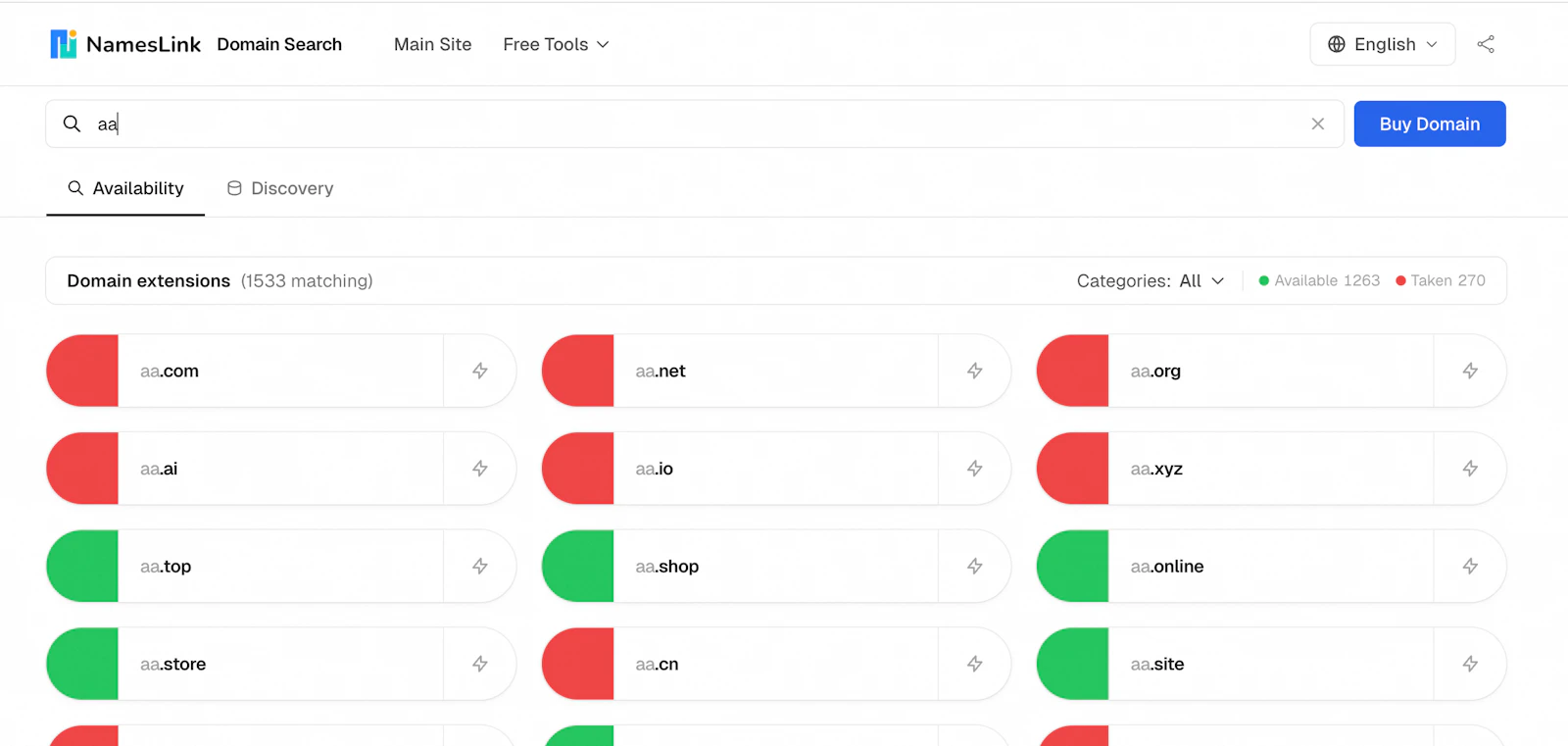 NamesLink screenshot 1