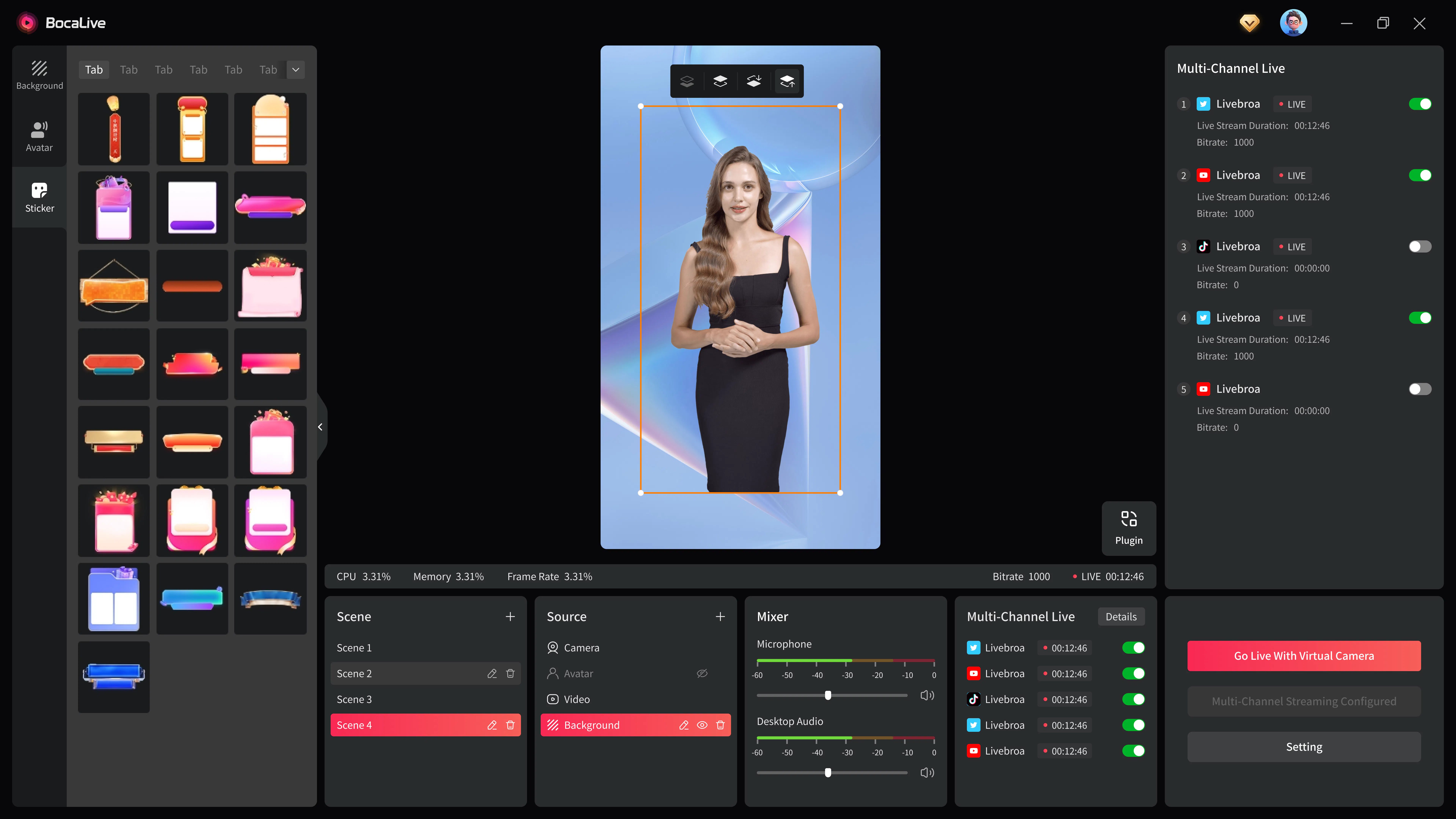 BocaLive AI - Avatar AI Livestream gallery image