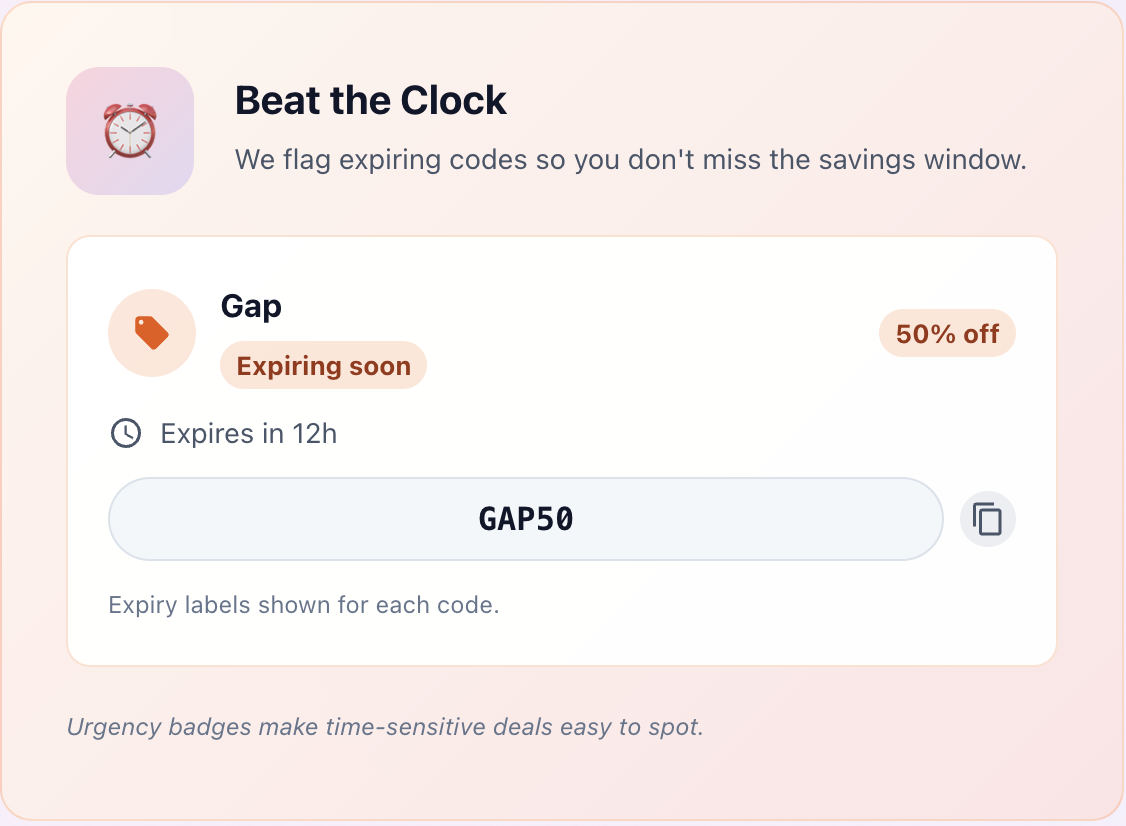 PromoPeek - Screenshot 3 showing product features and functionality