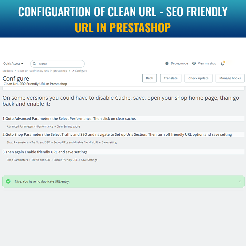 Clean Url-SEO Friendly URL in Prestashop gallery image