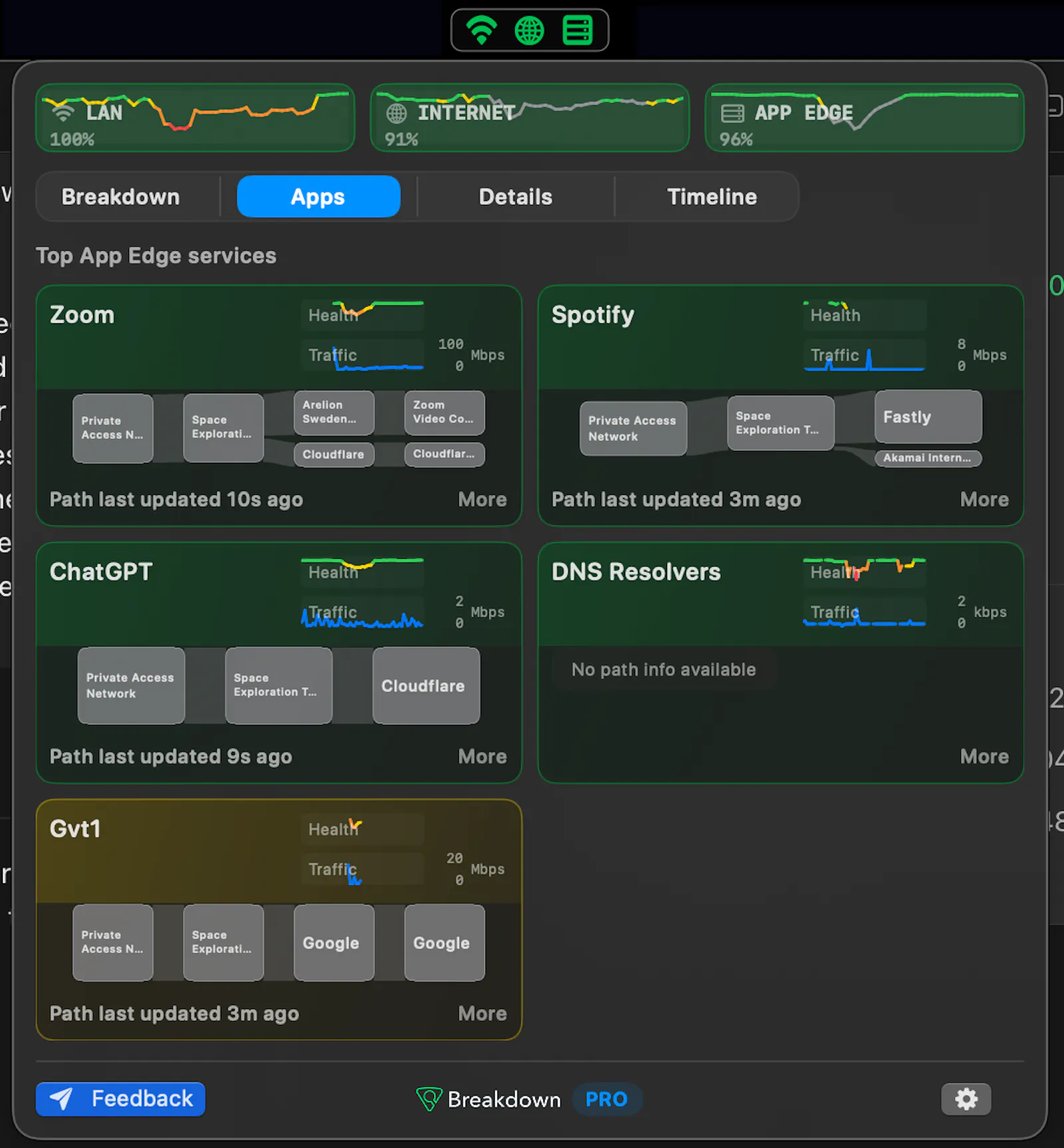 Breakdown screenshot 2