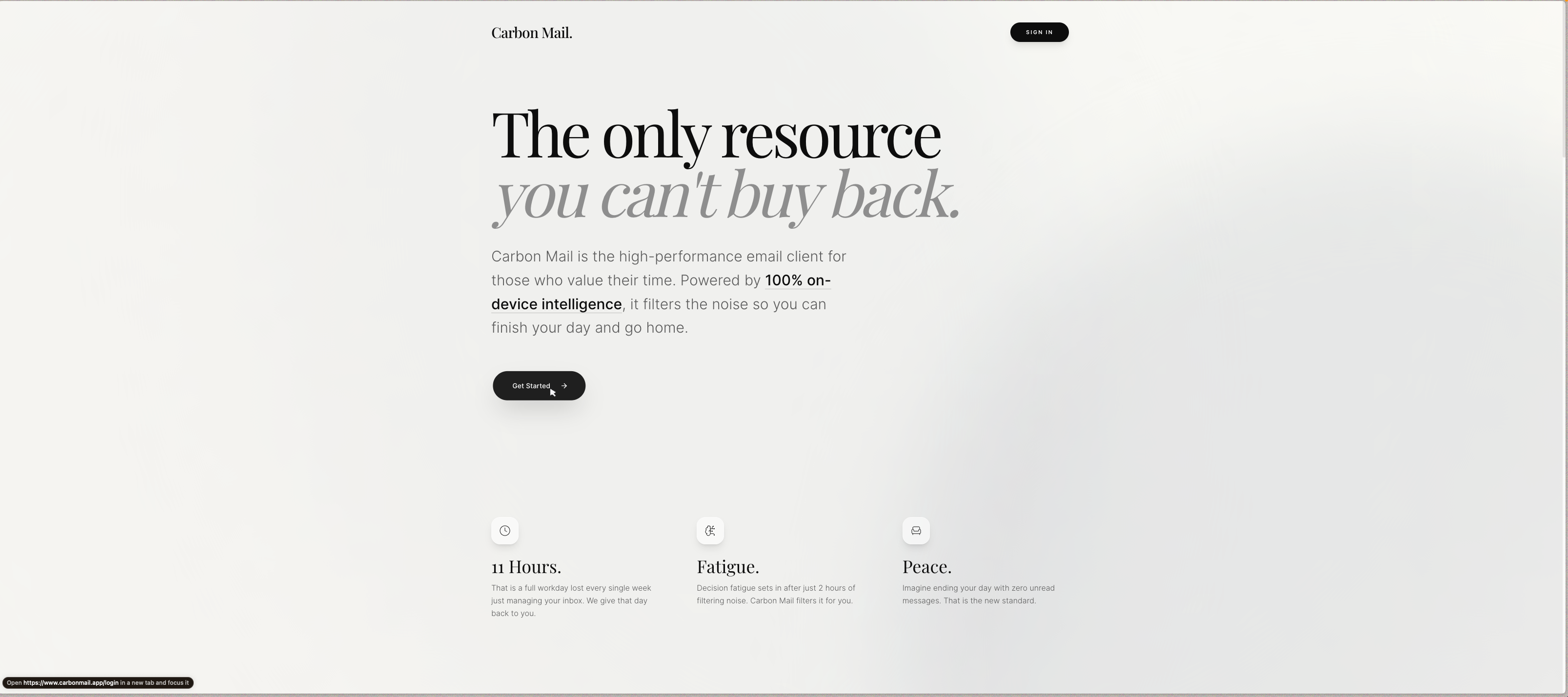 Carbon Mail gallery image