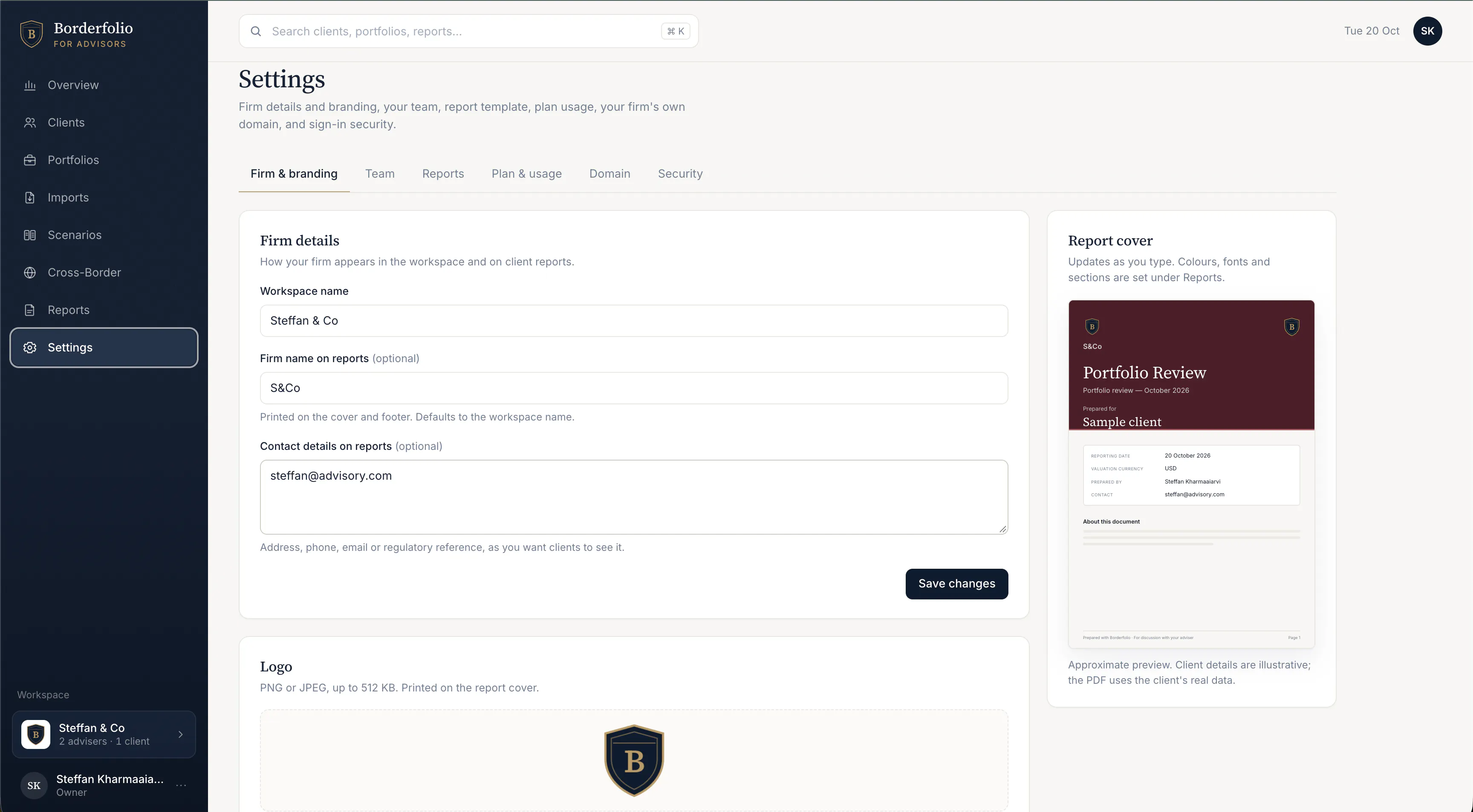 Borderfolio for Advisors gallery image