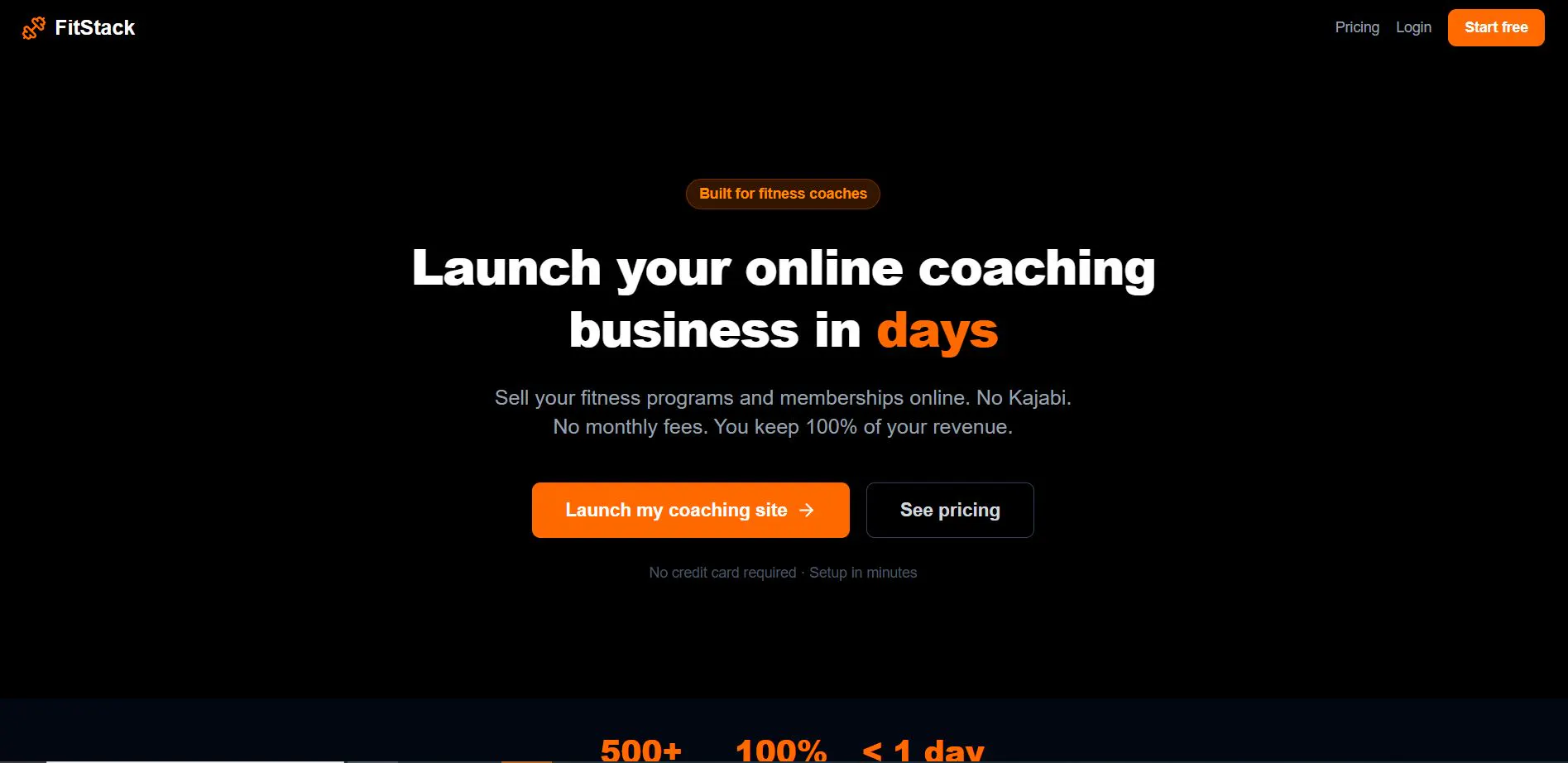 FitStack 專案橫幅