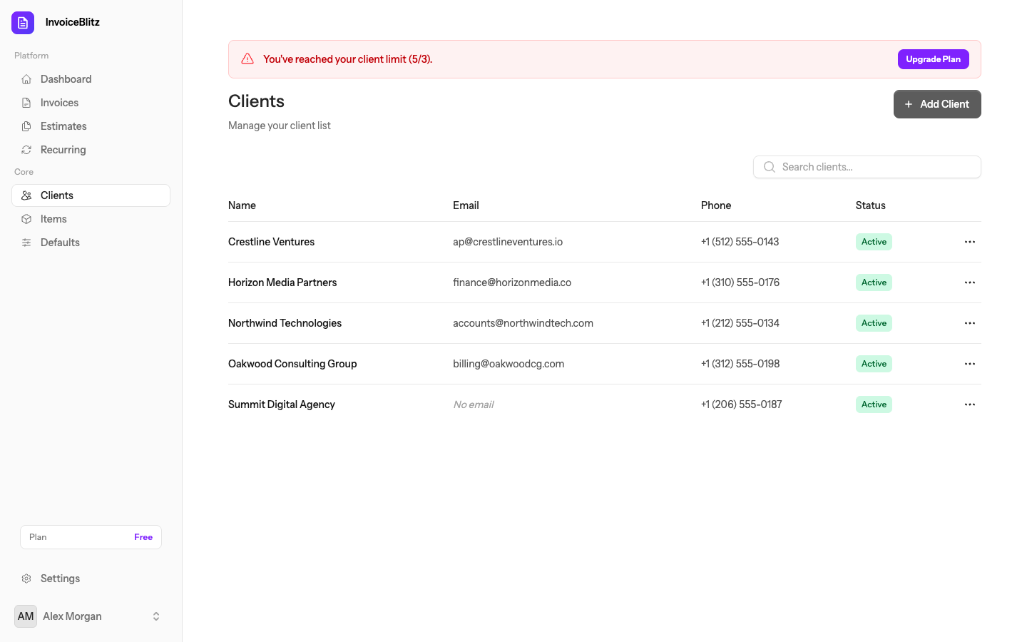InvoiceBlitz gallery image
