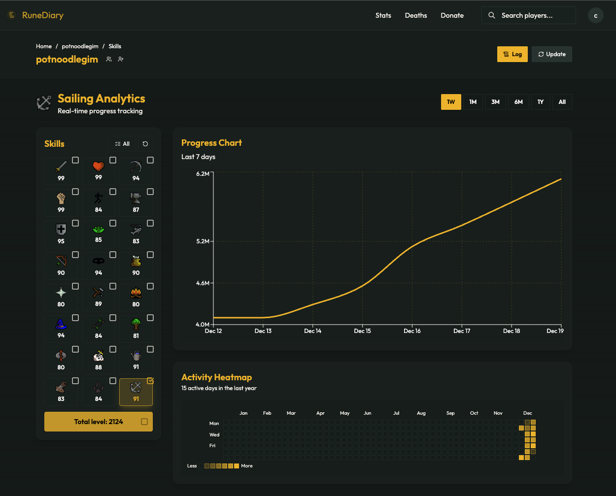 RuneDiary - Screenshot 2 showing product features and functionality
