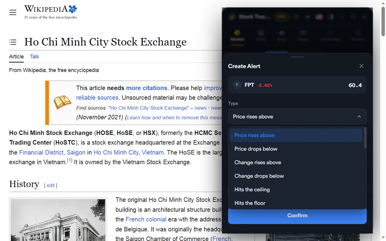 Stock Tracking Widget gallery image