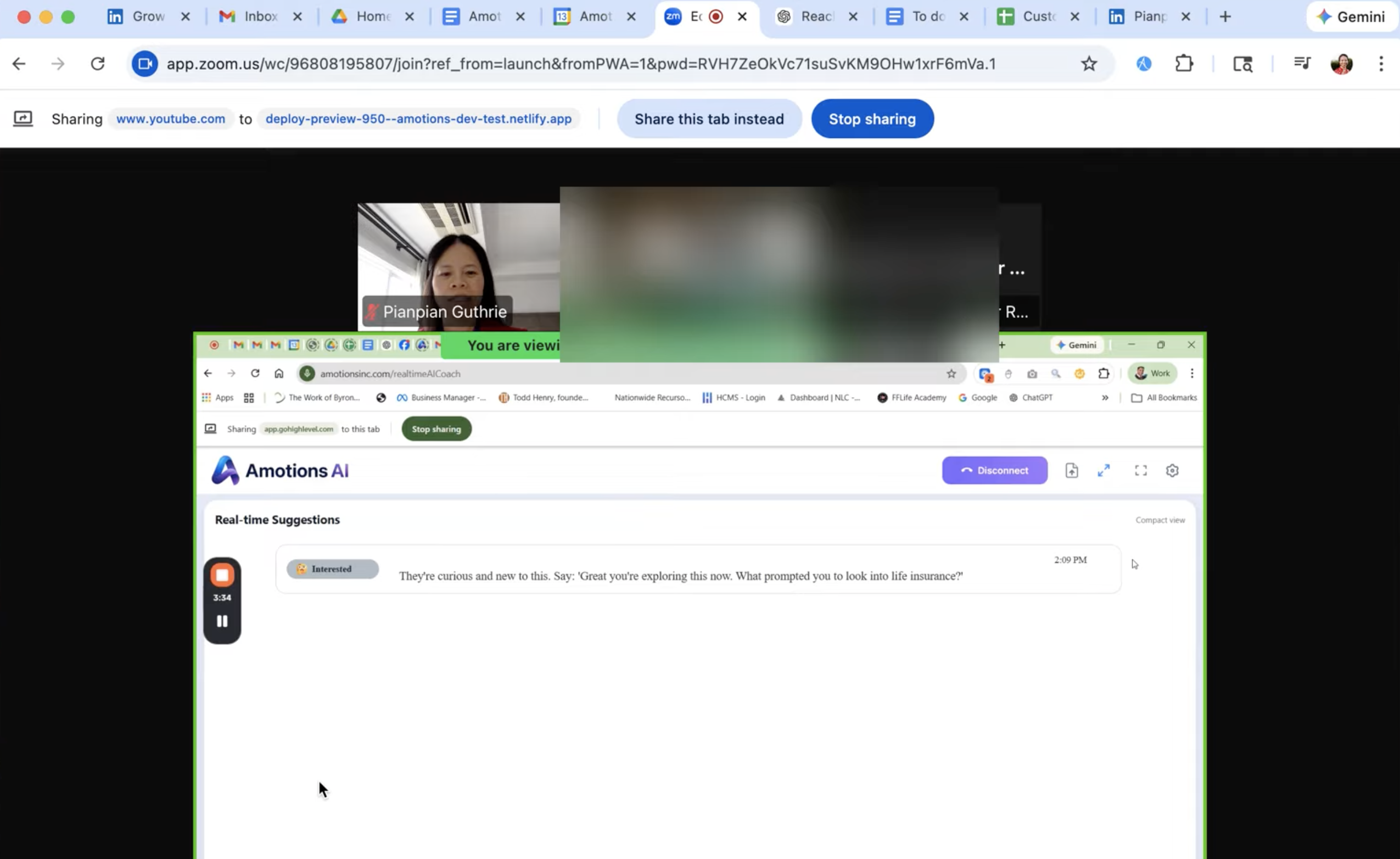 Emotional intelligence AI for live calls gallery image