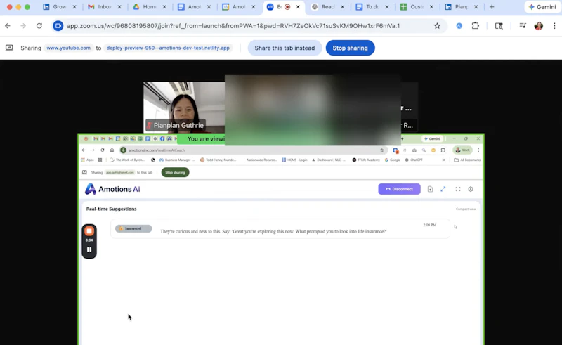 Emotional intelligence AI for live calls screenshot 8