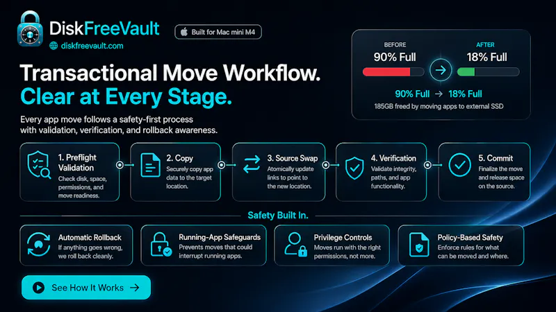 DiskFreeVault screenshot 1