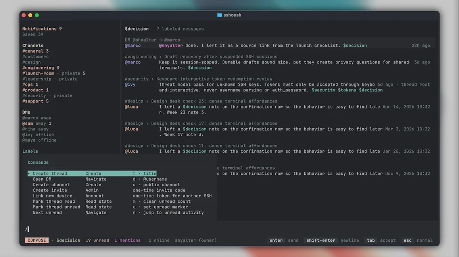 sshoosh screenshot 5