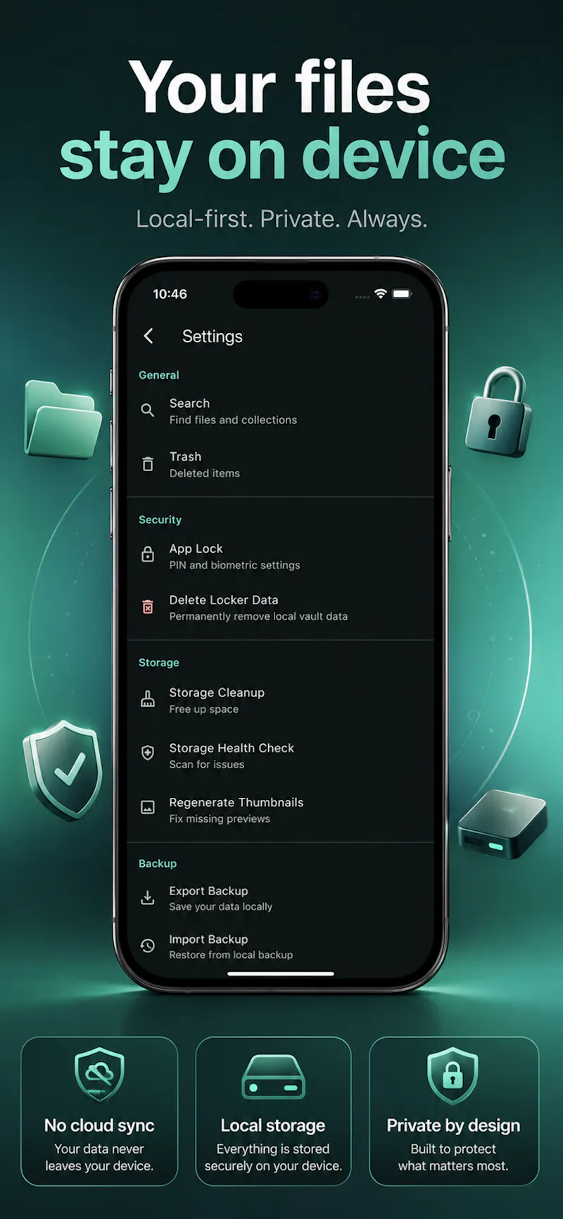 Privault Photo File Locker Pro screenshot 1