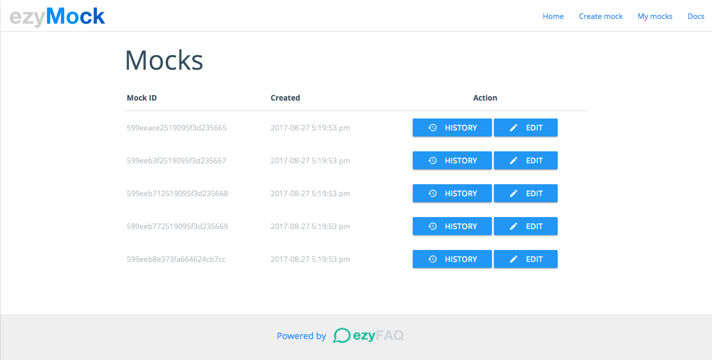 ezyMock gallery image