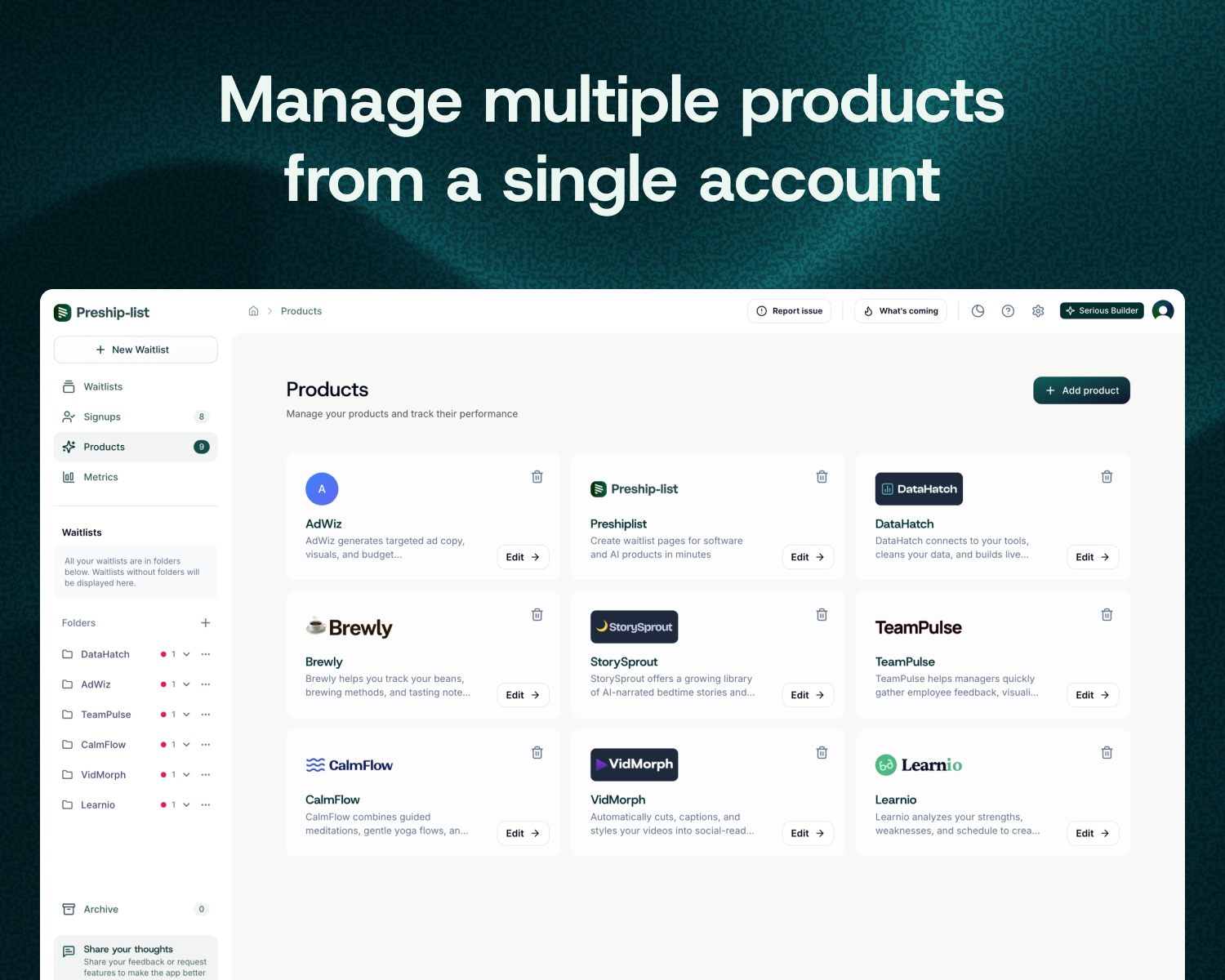 Preshiplist.co gallery image