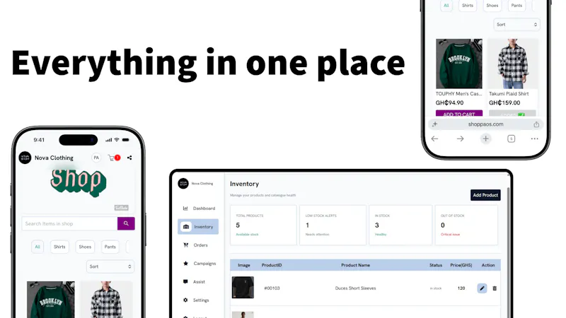 ShoppaOS screenshot 1
