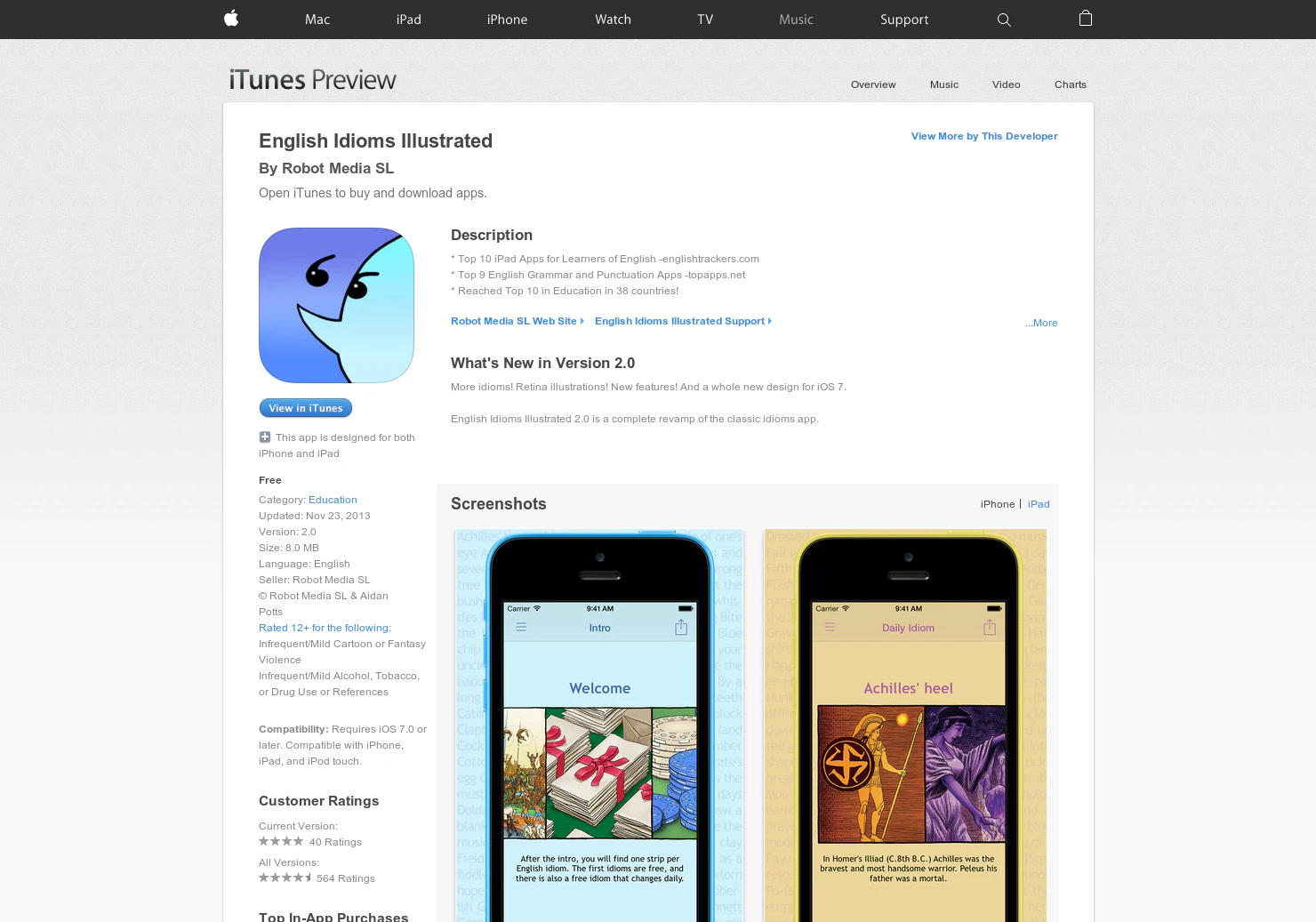 English Idioms 4 iOS