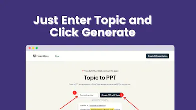 Topic To Presentation by MagicSlides gallery image