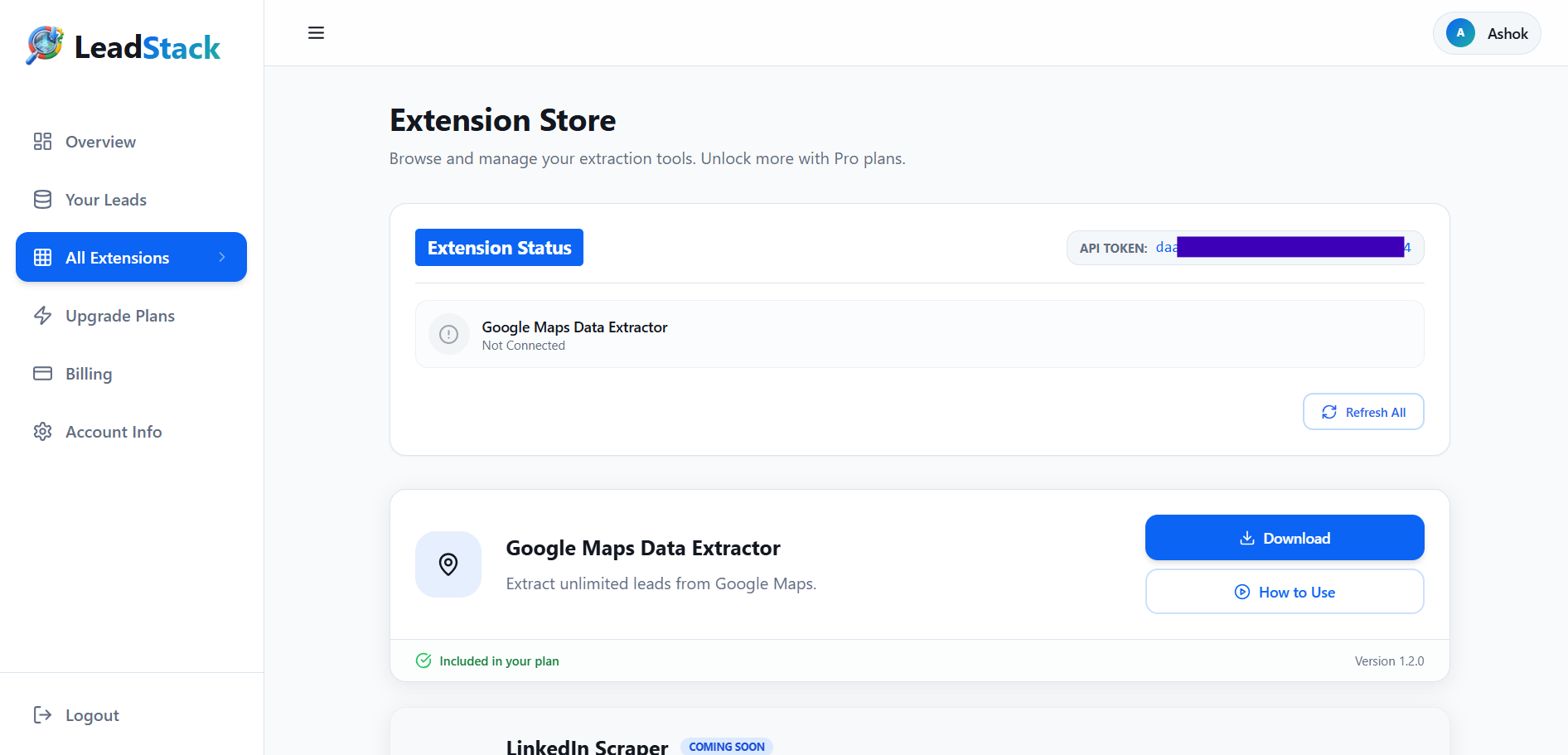 Lead Stack - Screenshot 3 showing product features and functionality
