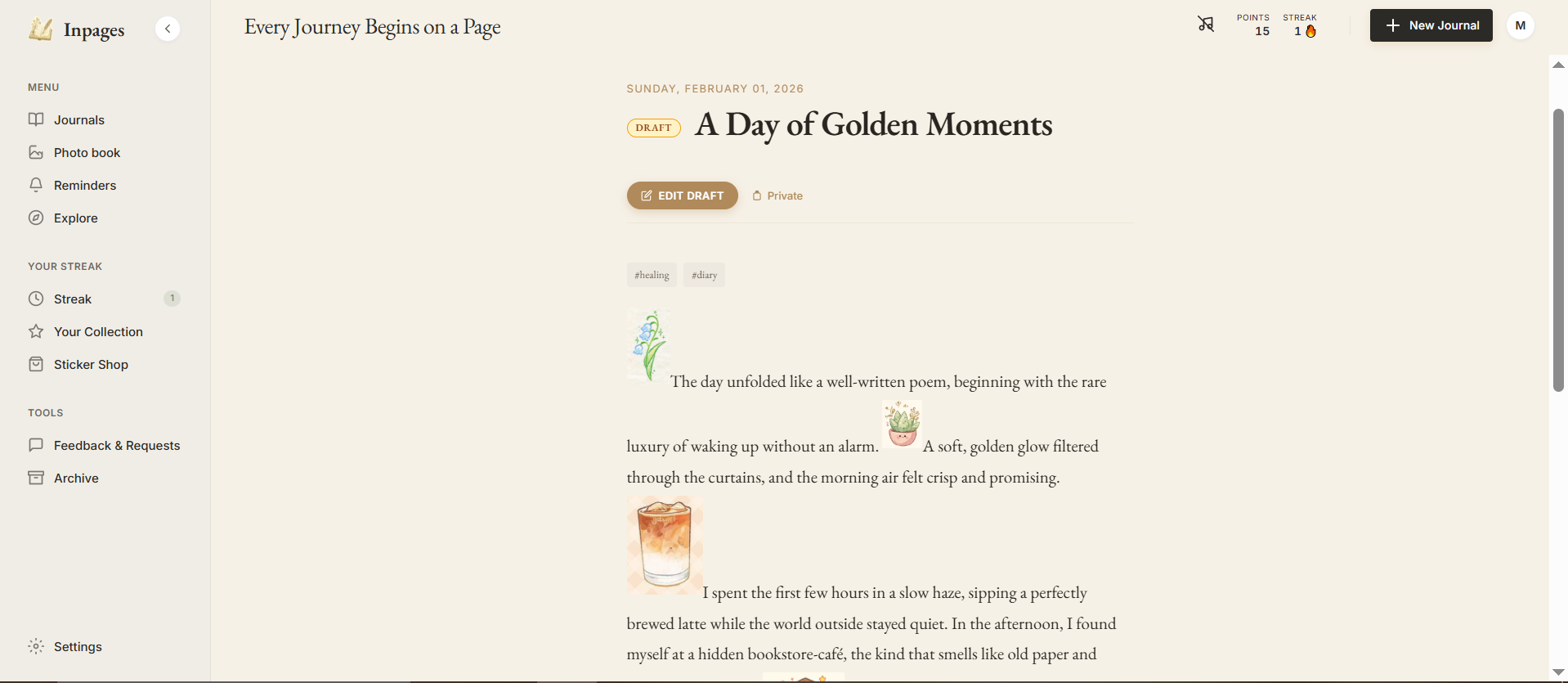 Inpages - Screenshot 4 showing product features and functionality