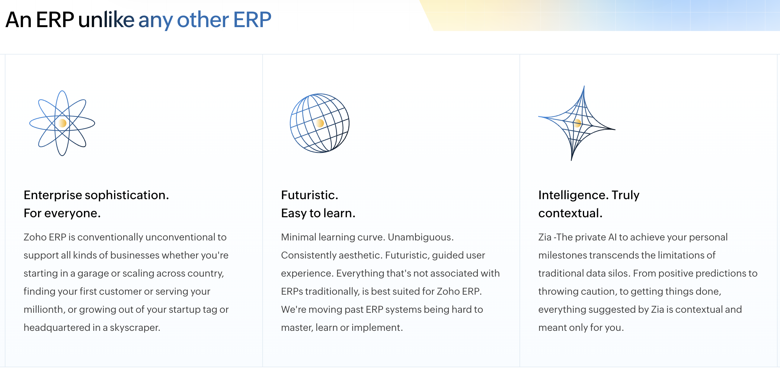 Zoho ERP gallery image