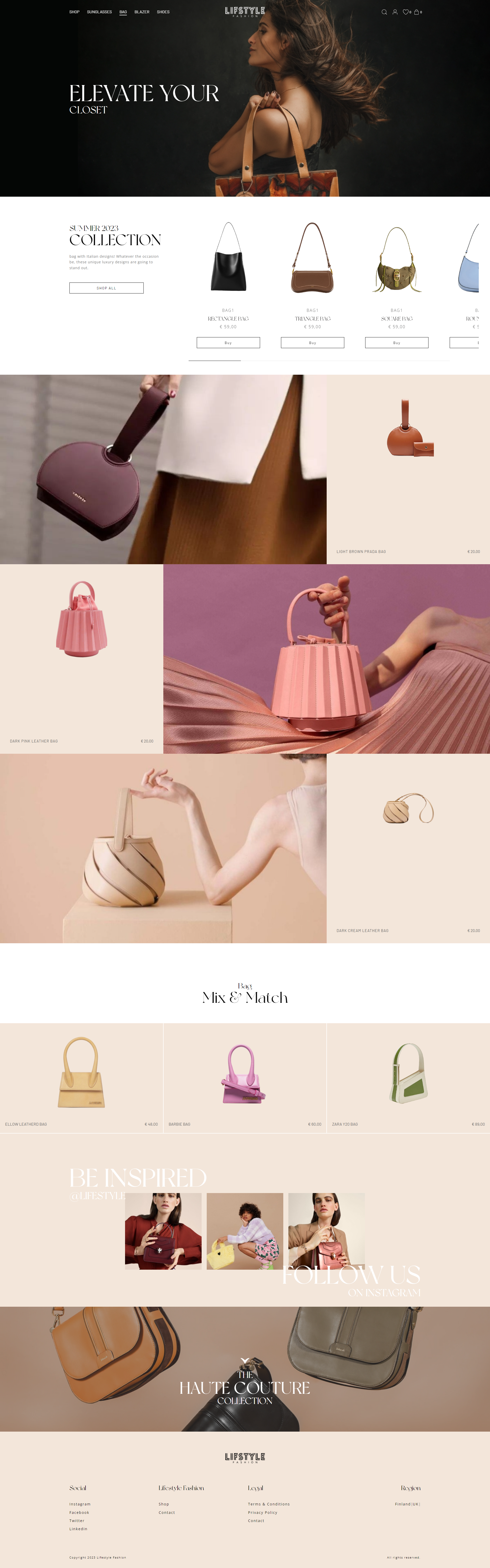 Lifestyle Ecommerce web Template next.js media 3