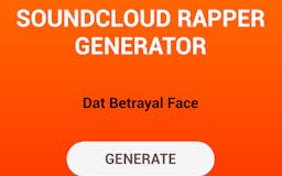 SoundCloud Rapper Generator media 1