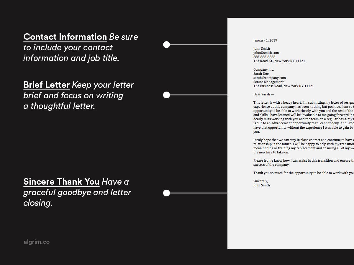 35+ Resignation Letter Templates media 1