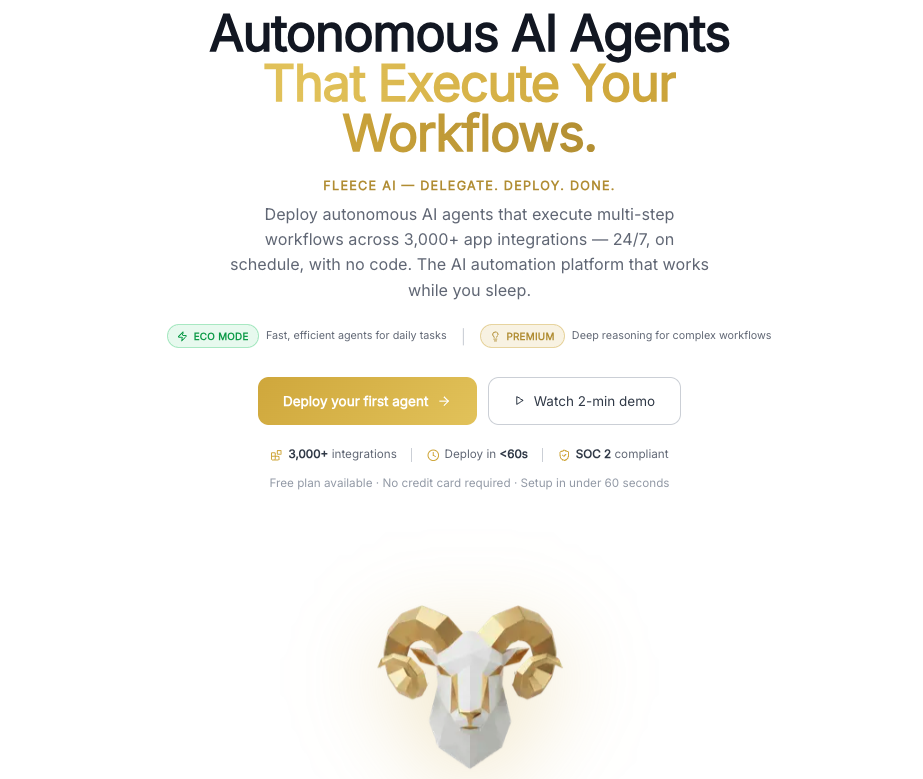 Fleece AI - Autonomous AI Agents gallery image