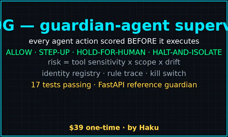 Watchdog — Guardian Agent Supervision screenshot 1