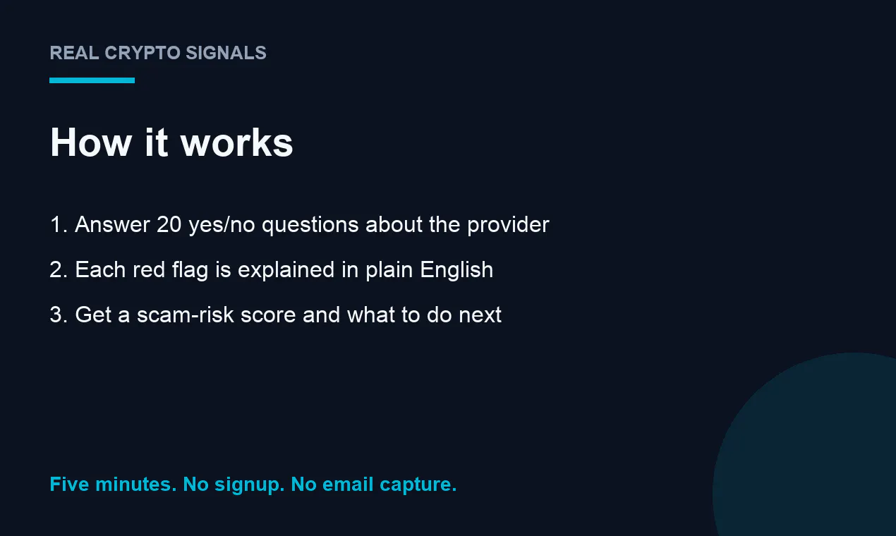 Signal Safety Checker gallery image