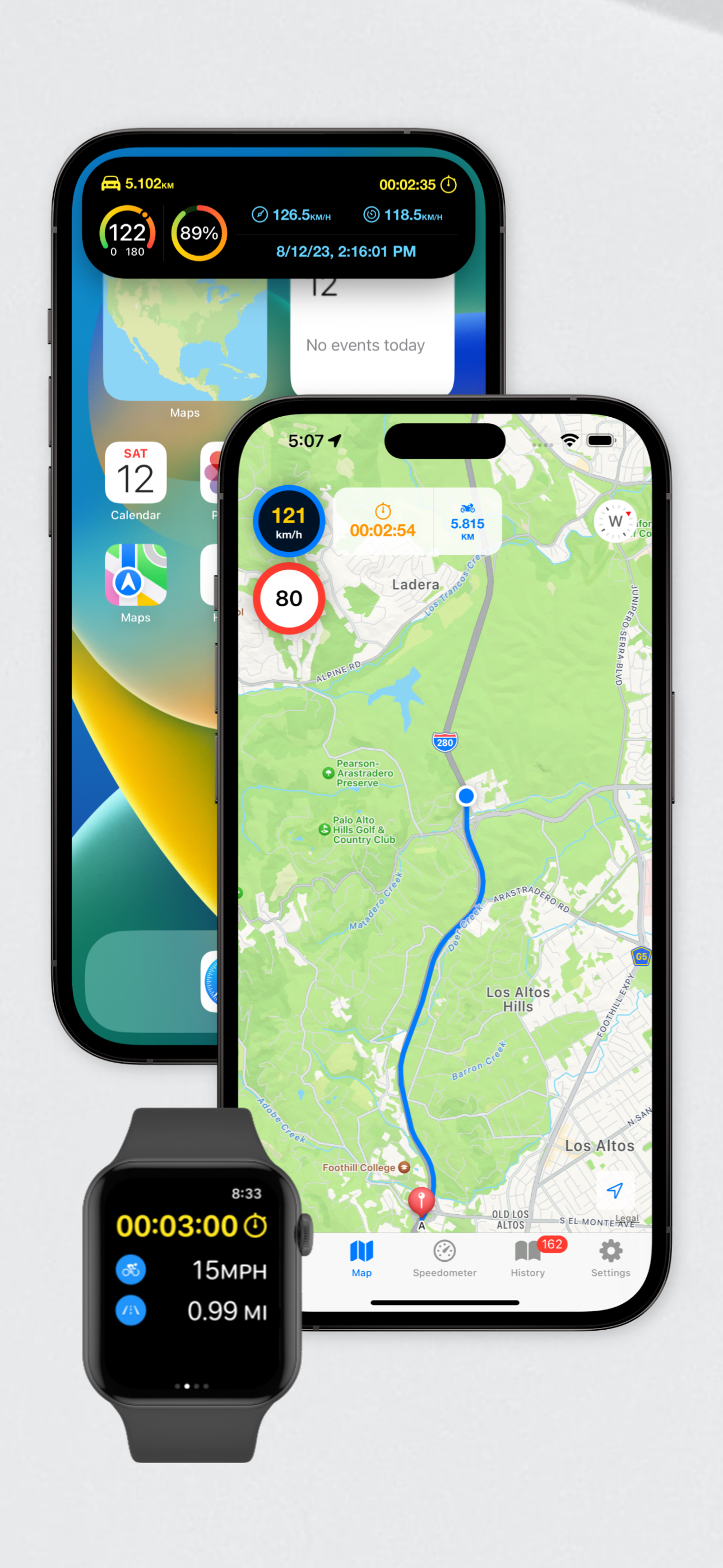 Спидометр GPS и Compass - Скорость, местоположение, карта, отслеживание медиа 10