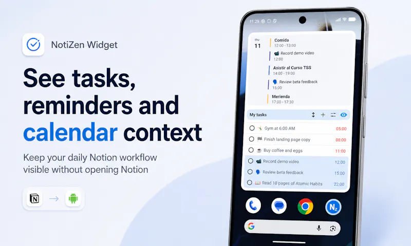 NotiZen Widget screenshot 2