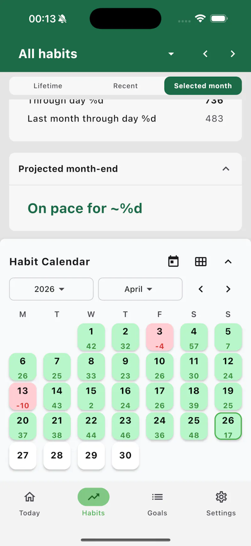 Habit2Goal screenshot 8
