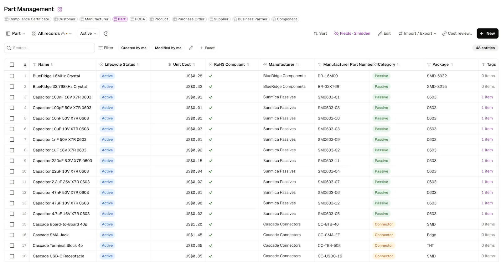 ManyRows screenshot 2
