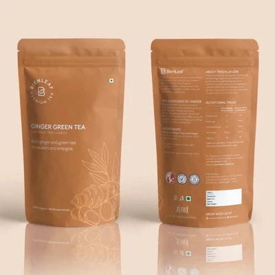 BienLeaf Ginger Green Tea - Main product screenshot demonstrating key features and user interface