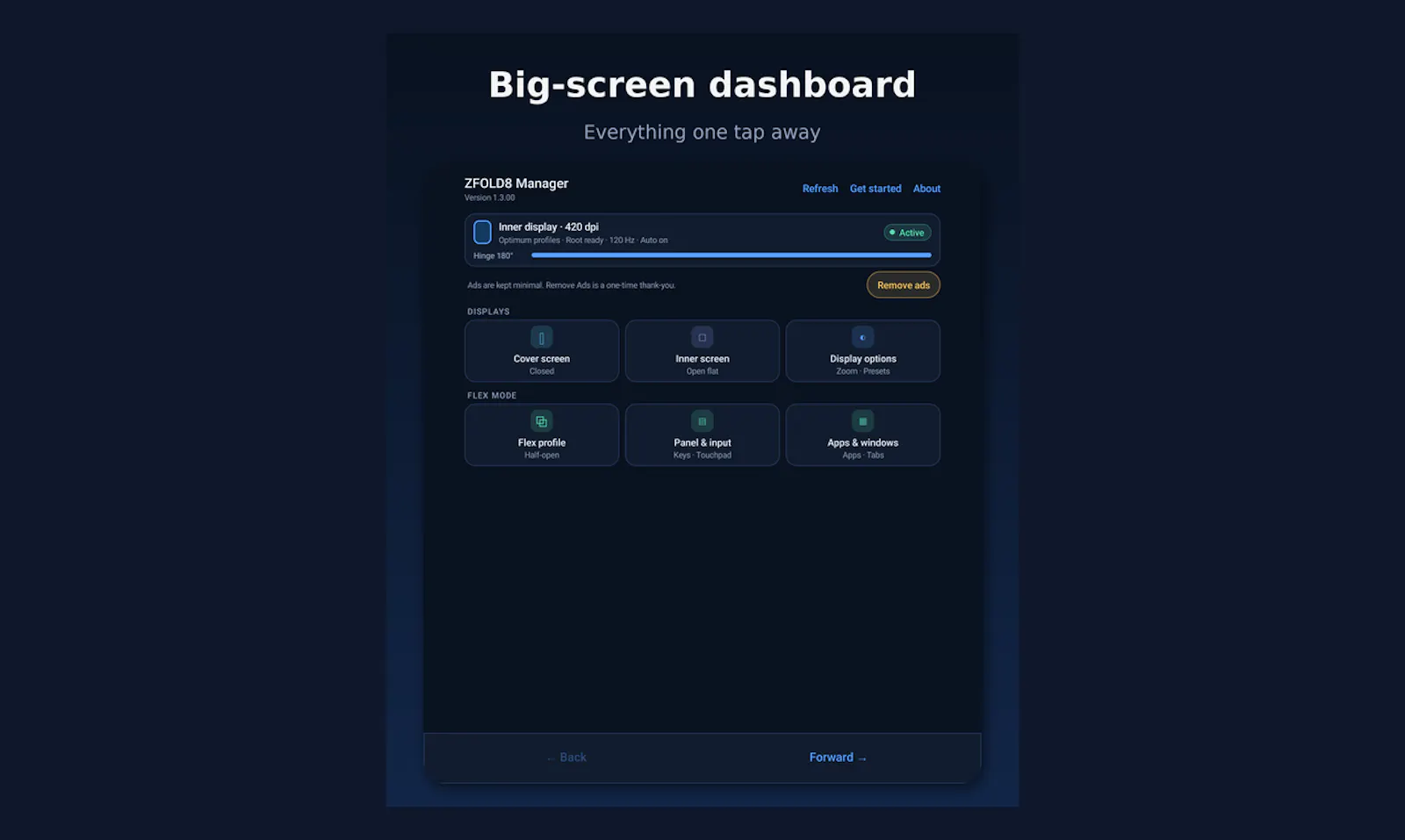 ZFOLD8 Manager screenshot 3