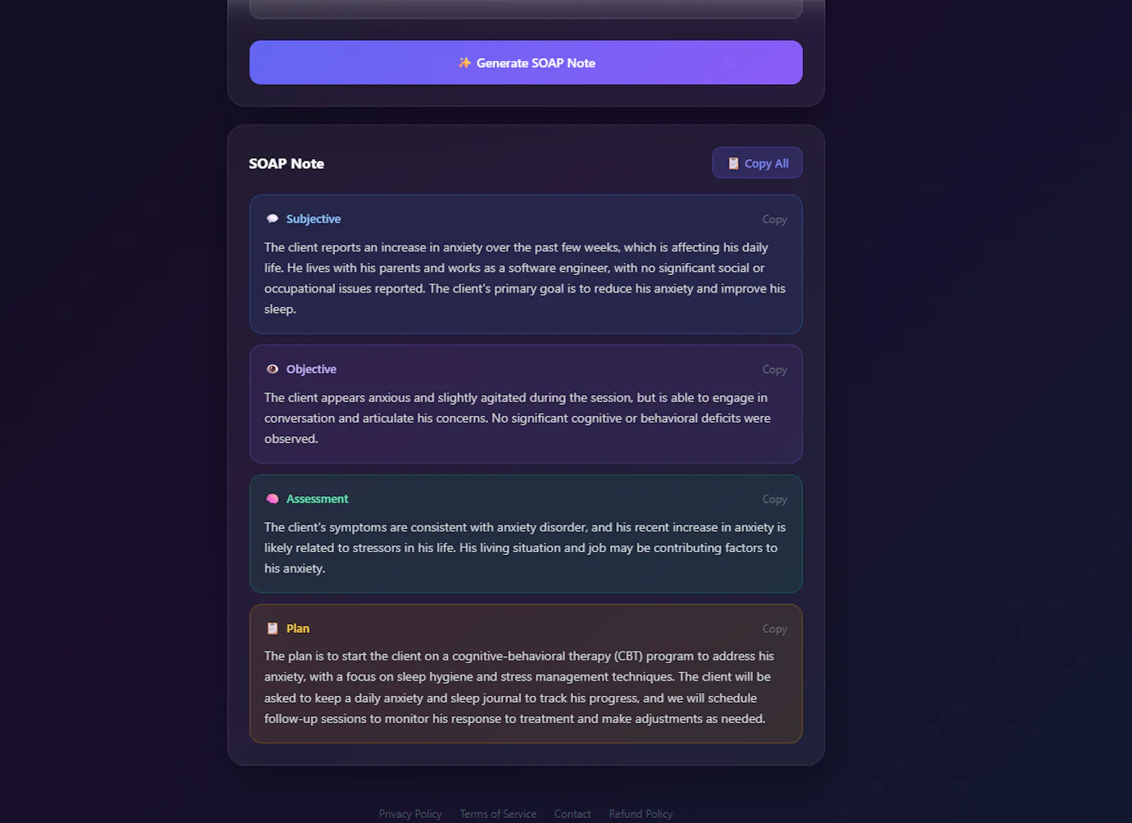 NoteFlow AI screenshot 1