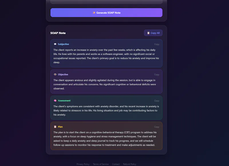 NoteFlow AI screenshot 1
