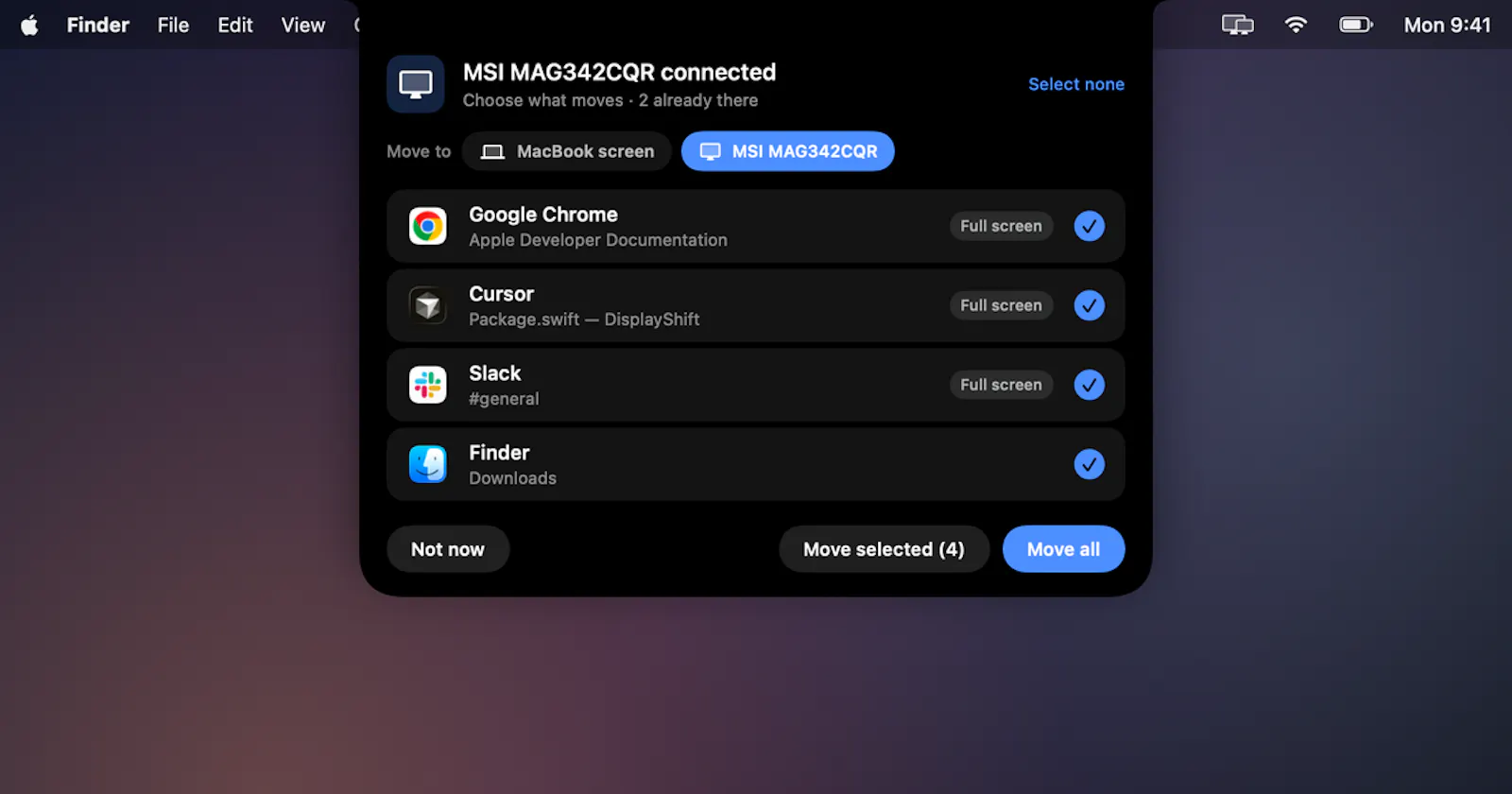 DisplayShift screenshot 1